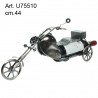 Porta Bottiglia Metallo Moto cm.44