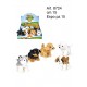 Pel. 5 Cagnolini Assortiti cm.15 Expo Pz. 15