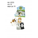 Pel. 5 Gattini Assortiti cm.15 Expo Pz. 5
