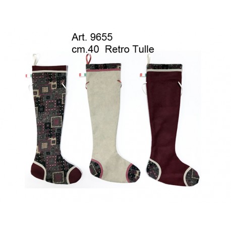 Calza Panna Patchwork cm.40 conf. pz. 6