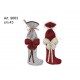 Calza Panno Pois Fiocco Gr. cm.43 conf. pz. 6