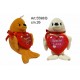 Pel. Foca c/Cuore cm.26 conf. pz. 2