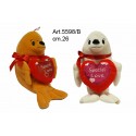 Pel. Foca c/Cuore cm.26 conf. pz. 2