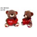 Pel. Orso Vintage c/Cuore cm35 conf. Pz. 1