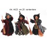 Befana Quadretti Contenitore cm.20 conf. pz. 3