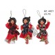 Befana Volante Vestito Rosso cm.16 conf. pz. 6