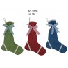 Calza panno Fiocco Quadretti cm.36 conf. pz. 6