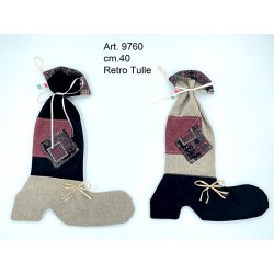Two-tone boot sock cm.40 pack. pcs. 6