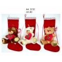 Calza Orsetto c/Cuore cm.40 conf. pz. 3