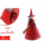 Befana Appendibile Tulle Rosso cm.28 conf. Pz. 1