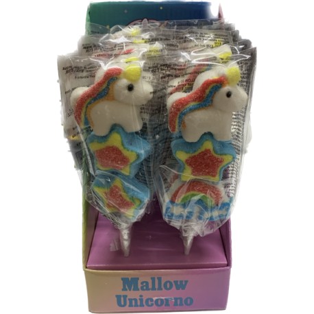 Spiedino Mallow Unicorno g.33 pz.12