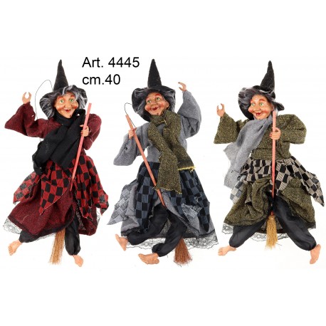 Befana Quadretti Volante cm.40 pz.3