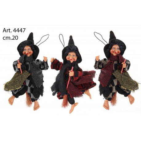 Befana Quadretti Volante cm.20pz.3