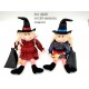 Befana Pezza Seduta Irma c/Sacco cm.25 pz.6