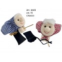 Befana Volante Pezza Sederona c/Sacco cm.15 pz.6