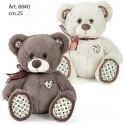 Peluche Orso c/Ricamo cm.25 pz.1