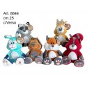 Peluche Animali della Foresta c/Verso cm.25 pz.6