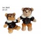 Peluche Orso Pilota cm.25 pz.1