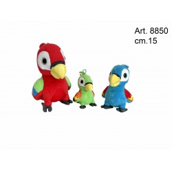 Peluche Pappagallo cm.15 pz.3