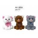 Peluche Gatto Ade cm.17 pz.3