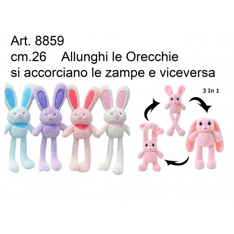 Peluche Funny Bunny cm.26 pz.4