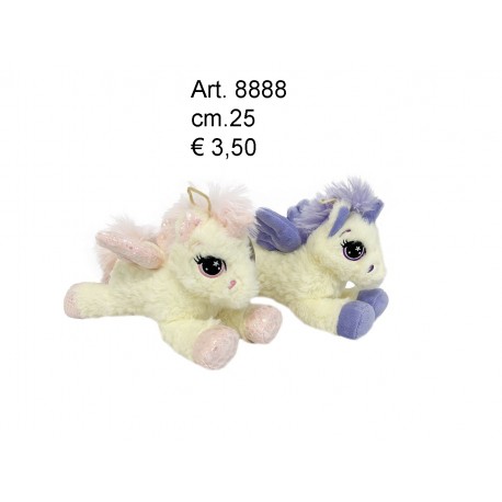 Peluche Unicorno Snow cm.25 pz.2
