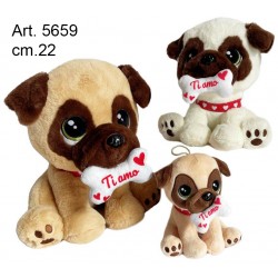 Peluche Cane c/Osso cm.22 pz.1