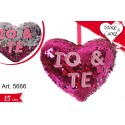 Peluche Cuore Gira Brilla cm.15 pz.1