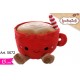 Peluche Tazza Cappuccino cm.15 pz.1