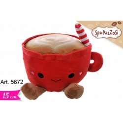 Peluche Tazza Cappuccino cm.15 pz.1