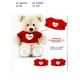 Peluche Orso Maxi Maglietta Love (Sfilabile) cm.100