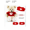 Peluche Orso Maxi Maglietta Love (Sfilabile) cm.100