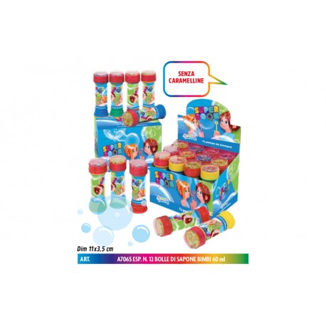 Bolle di Sapone Bimbi 60 ml pz.12