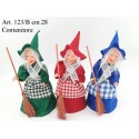 Befana Country Contenitore cm.28 conf. Pz. 3