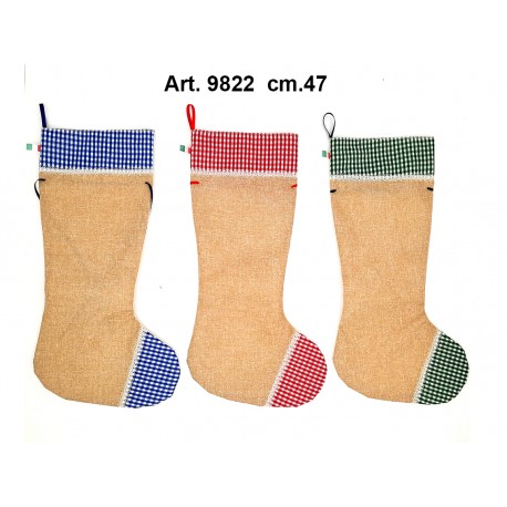 Calza XL cm.47 (col. ass.ti) conf. pz. 6
