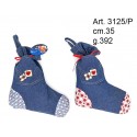 Calza Jeans Tasca cm.35 g.392 (2 col. ass.ti) conf. Pz. 3