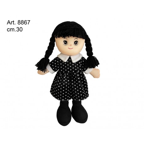 Bambola Pezza Mercoledì cm.30 conf. Pz. 1