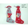 Calza Befana Stelle cm.40 Conf. Pezzi 3