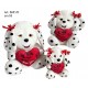 Pel. Dalmata c/Cuore cm.55  conf. Pz. 1