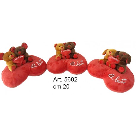 pel. Cuore c/Coppietta cm.22 conf. Pz. 1
