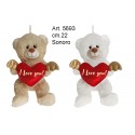 pel. Orso Sonoro c/Cuore cm.22 conf. Pz. 1