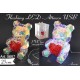 Decorazione Orso c/Luci LED e attacco USB cm.25 conf. Pz. 1