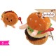 pel. Hamburger Portachiavi cm. 8 conf. Pz. 1
