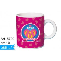 Tazza SUPER MAMMA cm.10 conf. Pz. 1
