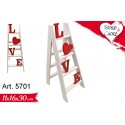 Scaletta LOVE in Legno cm.30 conf. Pz. 1