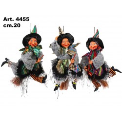 Befana Volante Calipso  cm.20 (col. ass.ti) conf. pz.3