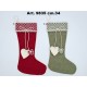 Calza Panno Heart cm.34 (col. ass.ti) conf. pz.3
