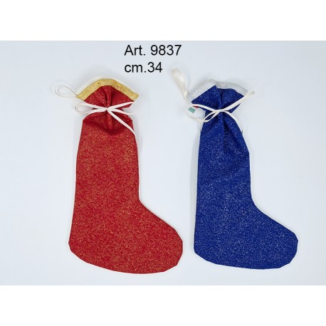 Calza Panno Glitter  cm.34 (col. ass.ti) conf. pz.6