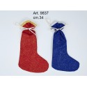 Calza Panno Glitter  cm.34 (col. ass.ti) conf. pz.6