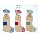 Calza Juta Patchwork cm.40 (col. ass.ti) conf pz.6